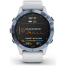Часы GARMIN FENIX 6 PRO SOLAR MINERAL BLUE TITANIUM WITH WHITESTONE BAND 010-02410-19