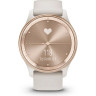 Часы GARMIN VIVOMOVE TREND с безелем персикового цвета с корпусом цвета слоновой кости и силиконовым ремешком 010-02665-01