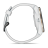 Смарт-часы GARMIN APPROACH S70 (42 мм) с черным керамическим безелем и белым ремешком 010-02746-10